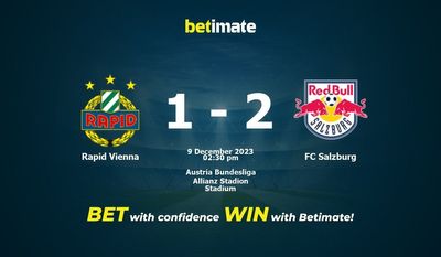 Rapid Vienna vs FC Salzburg Förutsägelse, odds och speltips 2023-09-12
