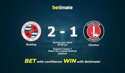 Reading vs Charlton Prediction, Odds & Betting Tips 02/10/2024