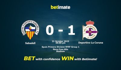 Sabadell vs Deportivo La Coruna förutsägelse, odds och speltips 2023-10-21