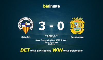 Sabadell vs Fuenlabrada förutsägelse, odds och speltips 2023-08-10