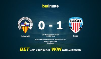 Sabadell vs Lugo förutsägelse, odds och vadslagning 2023-11-19