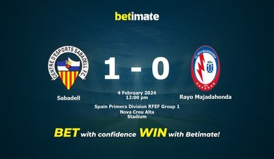 Sabadell vs Rayo Majadahonda förutsägelse, odds och bettingtips 2024-04-02