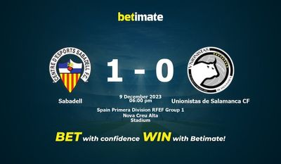 Sabadell vs Unionistas de Salamanca CF förutsägelse, odds och bettingtips 2023-09-12