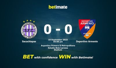 Sacachispas vs Deportivo Armenio Förutsägelse, odds och bettingtips 2023-10-09