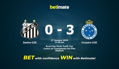 Santos U20 vs Cruzeiro U20 Förutsägelse, odds och speltips 2024-01-17