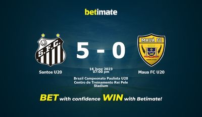 Santos U20 vs Maua FC U20 Förutsägelse, odds och speltips 2023-06-16