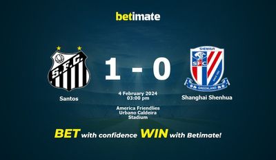 Santos vs Shanghai Shenhua förutsägelse, odds och speltips 2024-04-02
