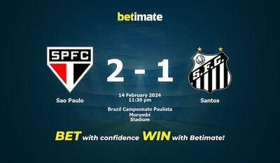Sao Paulo vs Santos förutsägelse, odds och speltips 2024-02-14