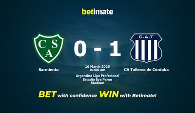 Sarmiento vs CA Talleres de Córdoba Förutsägelse, odds och speltips 2025-03-16