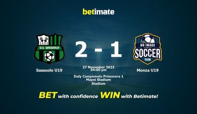 Sassuolo U19 vs Monza U19 Förutsägelse, odds och bettingtips 2023-11-27