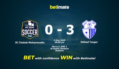 SC Chabab Mohammedia vs Ittihad Tanger Förutsägelse, Odds & Speltips 05/04/2025