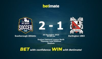 Scarborough Athletic vs Darlington 1883 Förutsägelse, odds och speltips 2023-12-26