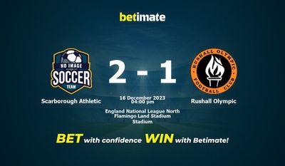 Scarborough Athletic vs Rushall Olympic Prediction, Odds & Speltips 2023-12-16