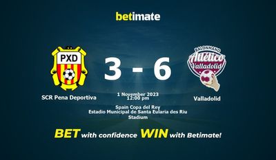 SCR Pena Deportiva vs Valladolid Förutsägelse, odds och speltips 2023-01-11