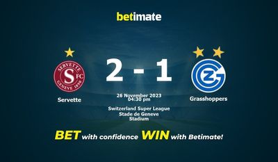 Servette vs Grasshoppers förutsägelse, odds och speltips 2023-11-26