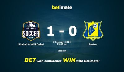 Shabab Al Ahli Dubai vs Rostov Förutsägelse, odds och speltips 2024-02-02