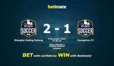 Shanghai Jiading Huilong vs Guangzhou FC Förutsägelse, odds och speltips 2023-11-05