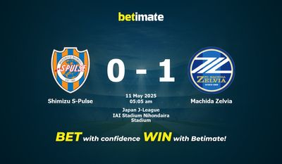 Shimizu S-Pulse vs Machida Zelvia Förutsägelse, odds och speltips 11/05/2025