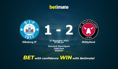 Silkeborg IF vs Midtjylland Förutsägelse, odds och speltips 2023-11-27
