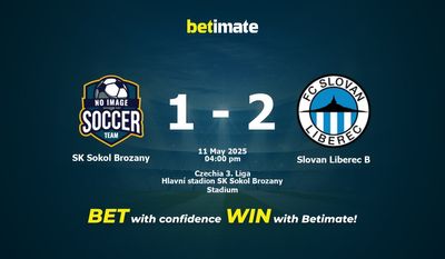 SK Sokol Brozany vs Slovan Liberec B Förutsägelse, odds och speltips 2025-11-05