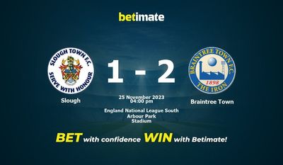 Slough vs Braintree Town förutsägelse, odds och speltips 2023-11-25