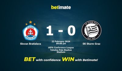 Slovan Bratislava vs SK Sturm Graz Förutsägelse, odds och speltips 2024-02-22