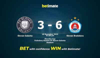 Slovan Galanta vs Slovan Bratislava Förutsägelse, odds och vadslagning 2023-11-18