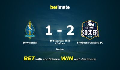 Sony Sendai vs Briobecca Urayasu SC förutsägelse, odds och speltips 2023-10-09