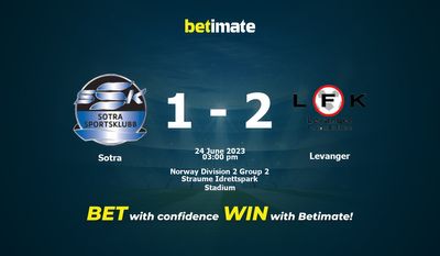 Sotra vs Levanger Förutsägelse, Odds & Betting Tips 2023-06-24