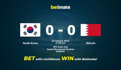 Sydkorea vs Bahrain Förutsägelse, odds och vadslagning 2024-01-15