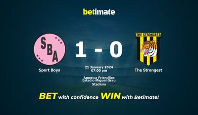 Sport Boys vs The Strongest Prediction, Odds & Betting Tips 2024-01-21