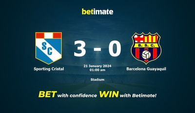 Sporting Cristal vs Barcelona Guayaquil förutsägelse, odds och speltips 2024-01-21