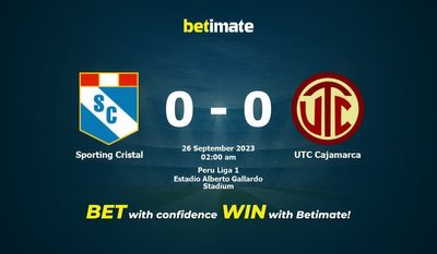 Sporting Cristal vs UTC Cajamarca förutsägelse, odds och speltips 2023-09-26