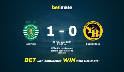 Sporting vs Young Boys Prognos, odds och vadslagningstips 2024-02-22