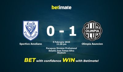 Sportivo Ameliano vs Olimpia Asuncion Förutsägelse, odds och bettingtips 2024-05-02
