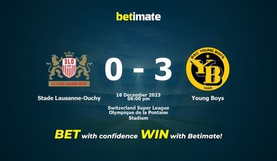 Stade Lausanne-Ouchy vs Young Boys Förutsägelse, odds och vadslagning 2023-12-16
