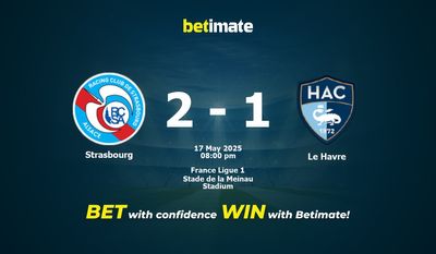Strasbourg vs Le Havre Förutsägelse, odds och speltips 17/05/2025