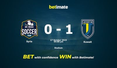 Syrien vs Kuwait Förutsägelse, odds och vadslagning 2023-10-17