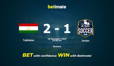Tadzjikistan vs Jordan Förutsägelse, odds och vadslagning 2023-11-16