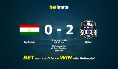 Tadzjikistan vs Qatar Förutsägelse, odds och vadslagning 2024-01-17