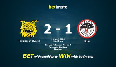 Tampereen Ilves 2 vs MuSa förutsägelse, odds och vadslagning 2025-04-21