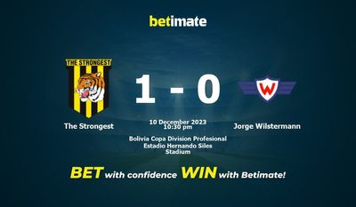 The Strongest vs Jorge Wilstermann Förutsägelse, odds och speltips 2023-10-12