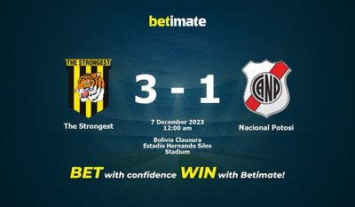 The Strongest vs Nacional Potosi Prediction, Odds & Betting Tips 12/06/2023