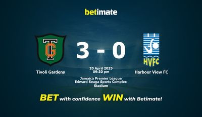 Tivoli Gardens vs Harbour View FC förutsägelse, odds och speltips 2025-04-20