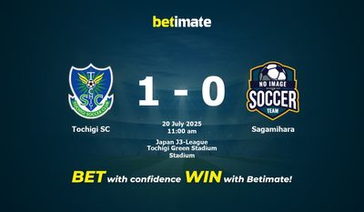 Tochigi SC vs Sagamihara Förutsägelse, odds och speltips 20/07/2025