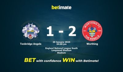 Tonbridge Angels vs Worthing Prediction, Odds & Betting Tips 2024-01-20