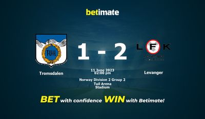 Tromsdalen vs Levanger förutsägelse, odds och bettingtips 2023-11-06