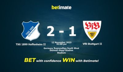 TSG 1899 Hoffenheim II vs VfB Stuttgart II förutsägelse, odds och speltips 2023-12-11