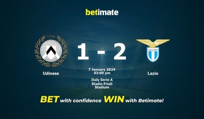 Udinese vs Lazio Förutsägelse, odds och vadslagning 2024-07-01