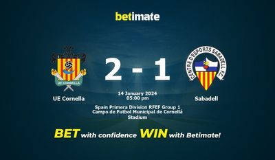 UE Cornella vs Sabadell Förutsägelse, odds och speltips 2024-01-14